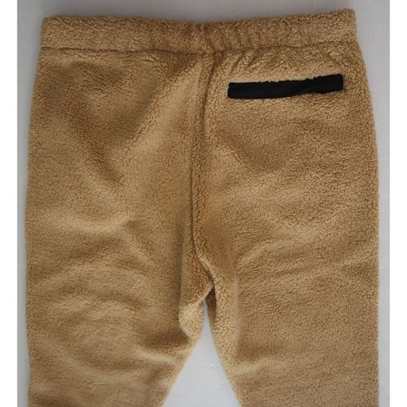 UGG 1135731 Men's Sz Large Beige Dilan Plush Sherpa Fleece Jogger Pants $128 - Picture 9 of 13